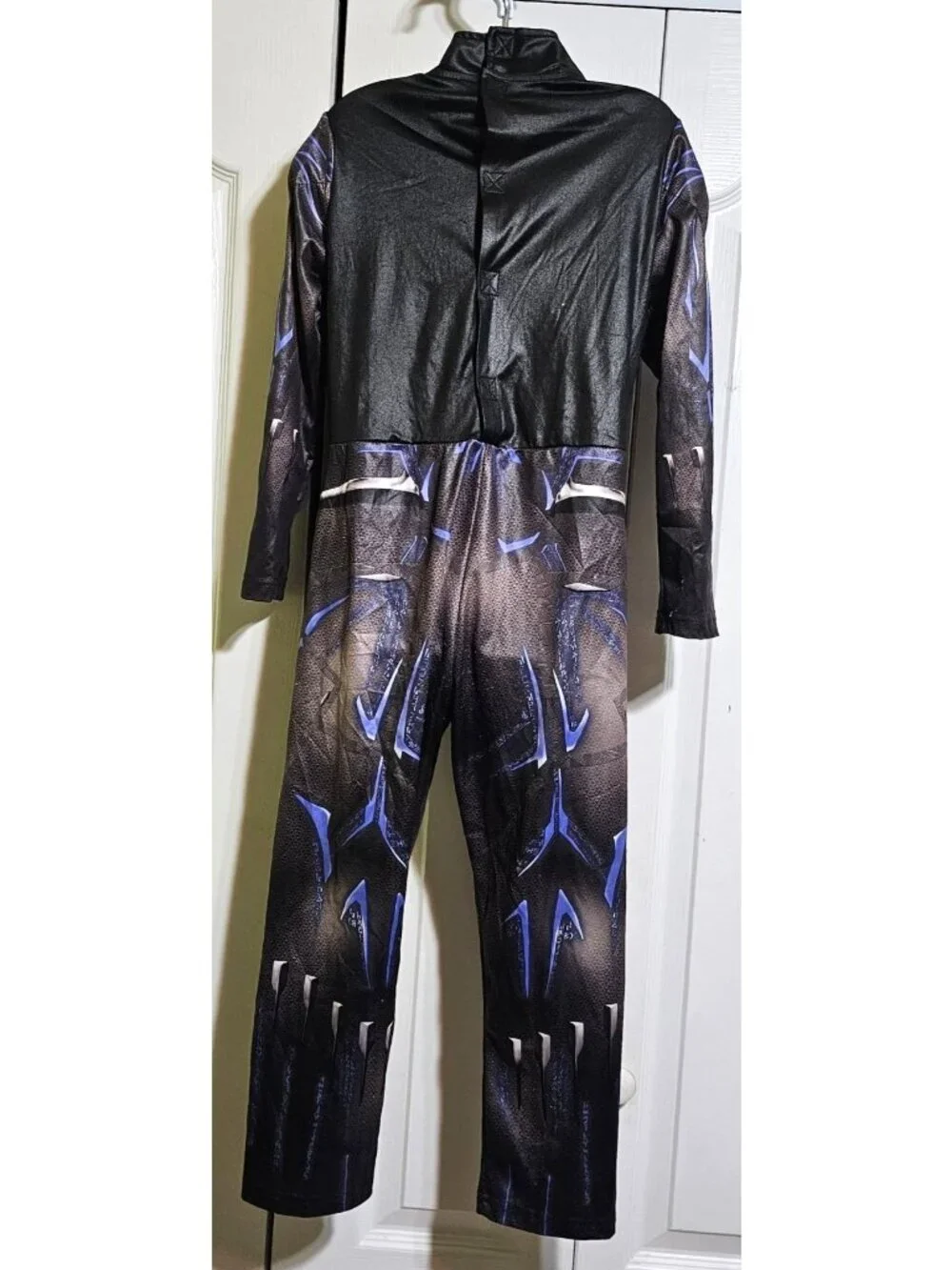 Disney Store Marvel Avengers Black Panther Muscle Costume Boys 5 6 Mask Gloves - Picture 6 of 13